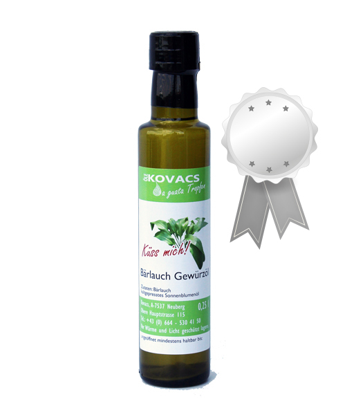 Bärlauchöl 250ml - Silber prämiert